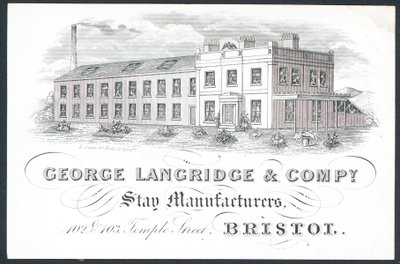 George Langridge & Company, oppholdsprodusenter, handelskort av English School