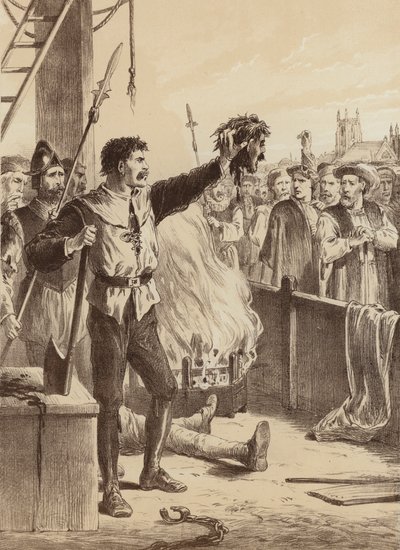 George Swallowell, «Se hodet til en forræder» (litografi) av English School