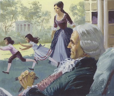 George Washington i alderdommen av English School