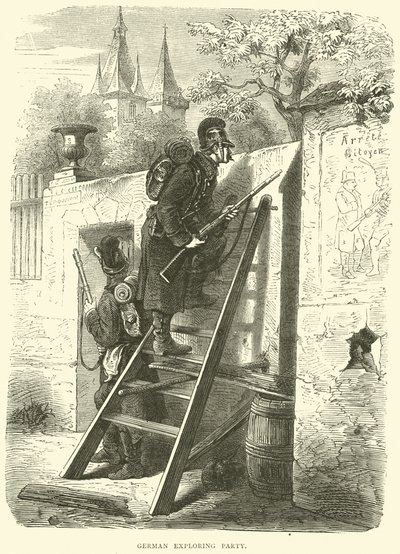 Tysk oppdagelsesfest, oktober 1870 av English School