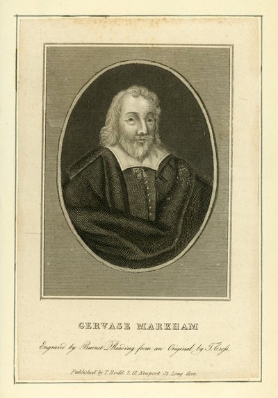 Gervase Markham (gravering) av English School