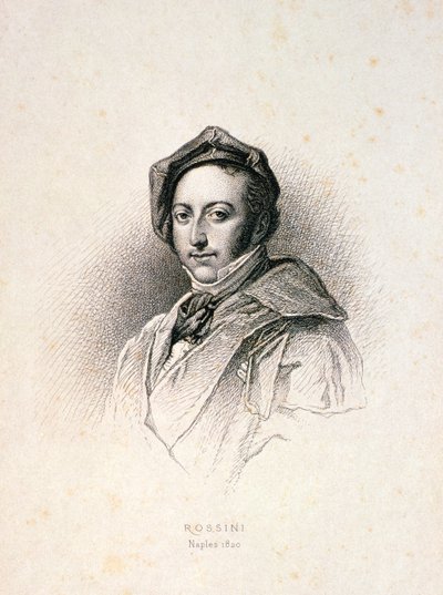 Gioacchino Antonio Rossini (1792-1868) 1820 av English School