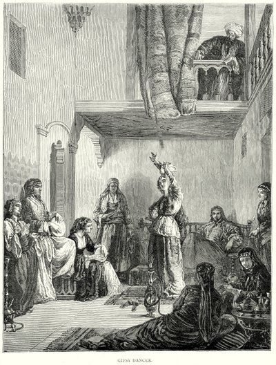 Sigøynerdanser (gravering) av English School