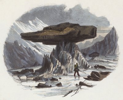 Glacier Tables (farget gravering) av English School