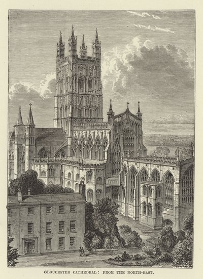 Gloucester Cathedral, fra nord-øst av English School
