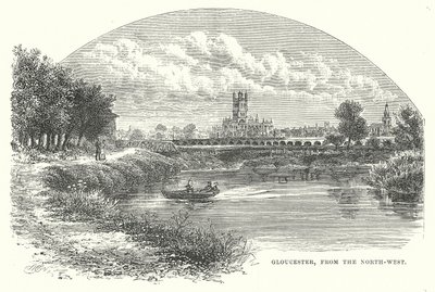 Gloucester, von Nordwesten von English School