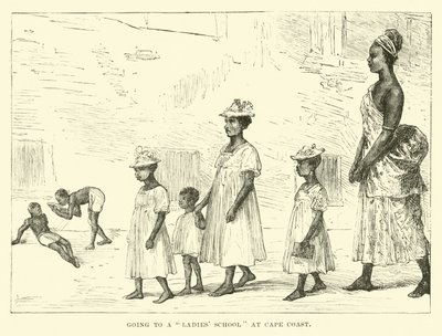 Går på en dameskole på Cape Coast av English School