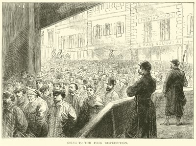 Går til matutdelingen, mars 1871 av English School