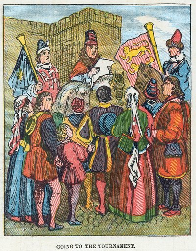 Zum Turnier gehend von English School