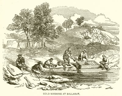 Gullvasking på Ballarat av English School