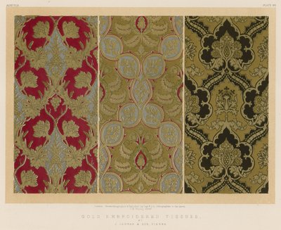Gold Brodered Tissues av J Lehman and Son, Wien av English School