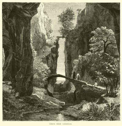 Gorge nær Sorrento av English School
