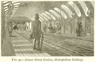 Gower Street Station, Metropolitan Railway av English School