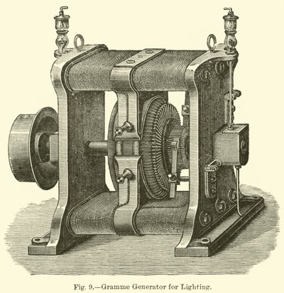 Gramme Generator for belysning av English School