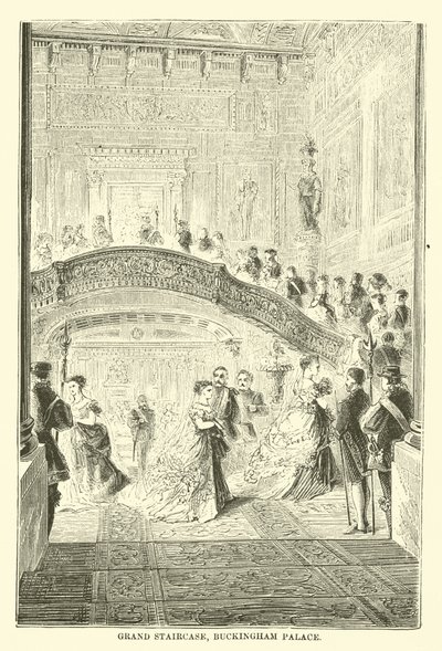 Grand Staircase, Buckingham Palace av English School