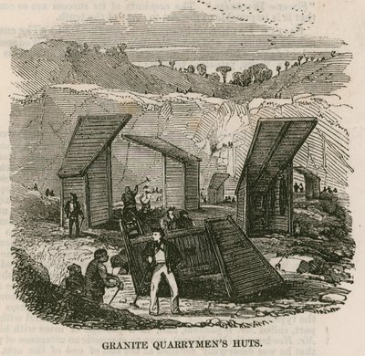 Granitt Quarrymens hytter, Rubislaw, Aberdeen av English School