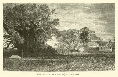 Grav av Mary (Moffat) Livingstone av English School