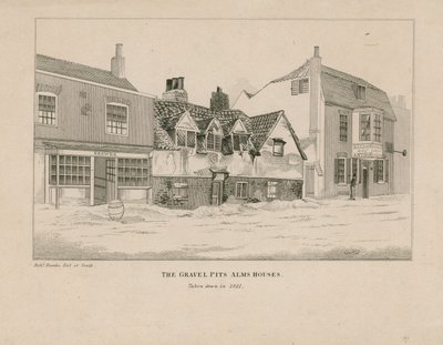 Gravel Pit Alms Houses, Notting Hill Gate, London av English School