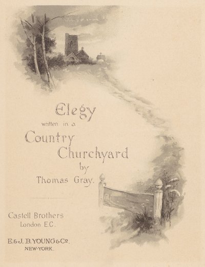 Grays elegi: Tittelside (lito) av English School