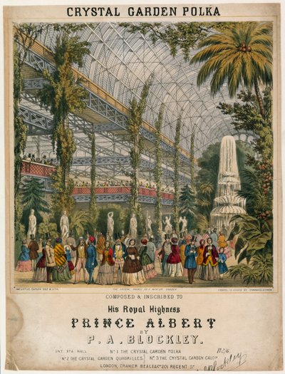 Flott utstilling, 1851, Crystal Garden Polka av English School