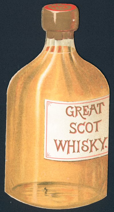 Flott skotsk whisky, kort av English School