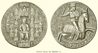 Great Seal of Henry V av English School