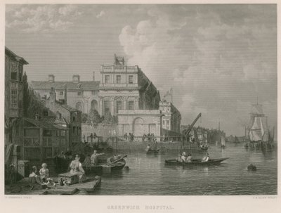 Greenwich sykehus, London av English School
