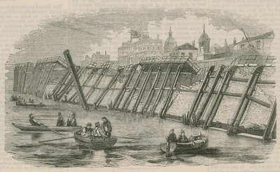 Greenwich Pier etter fallet av English School