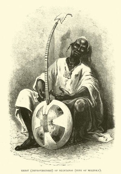 Griot (Improvisatore) av Niantanso, type Malinka av English School