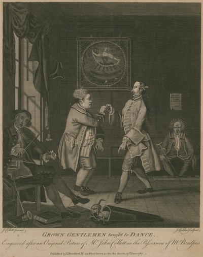 Voksne herrer lærte å danse av English School
