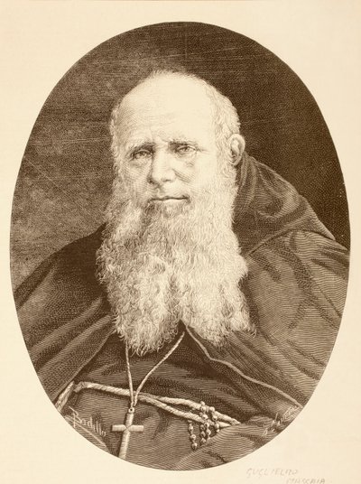 Guglielmo Massaia (litho) av English School