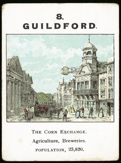 Guildford (farge litho) av English School