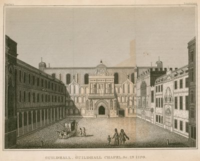 Guildhall Chapel, London av English School