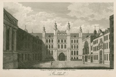 Guildhall, London av English School