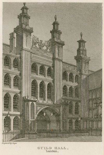 Guildhall, London av English School