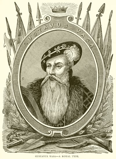 Gustavus Vasa - En kongelig type av English School