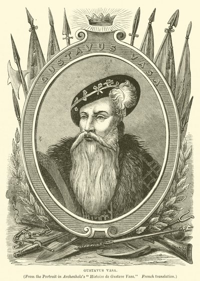 Gustavus Vasa (gravering) av English School