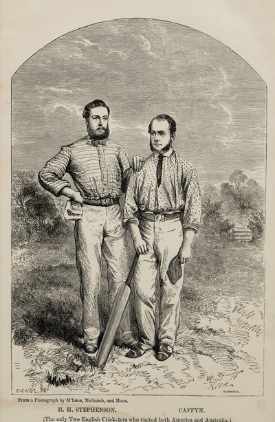 H.H. Stephenson og William Caffyn (trykk) av English School