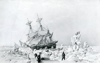 HMS Terror holdt på is av English School