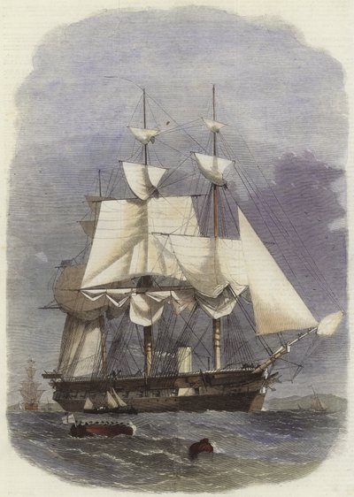 HM dampkorvett Racoon av English School