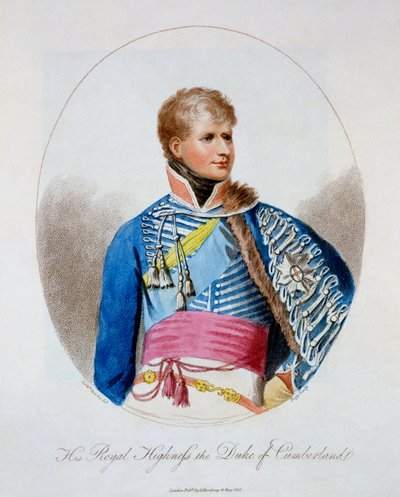 HRH hertugen av Cumberland, 1806 av English School