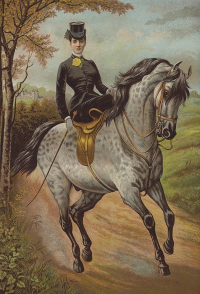 HKH Prinsessen av Wales (chromolitho) av English School