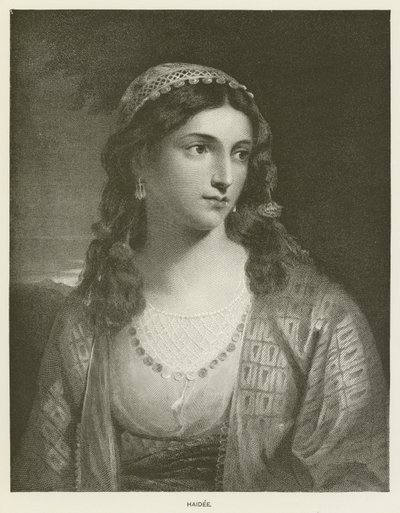 Haidee (gravering) av English School