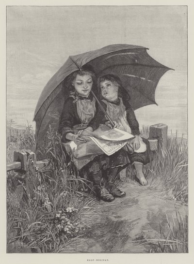 Halvferie (gravering) av English School