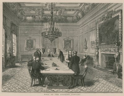 Hall of the Drapers Company, London av English School