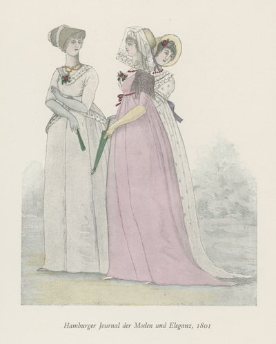 Hamburg tidsskrift for mote og eleganse, 1801 av English School