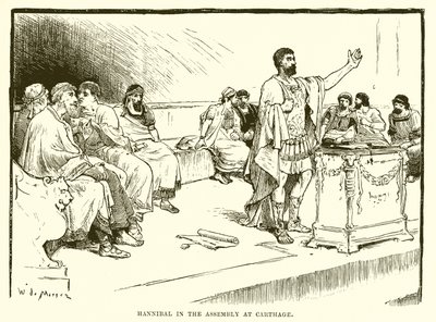 Hannibal i forsamlingen i Kartago av English School