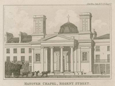 Hanover Chapel, Regent Street, London av English School