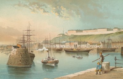 Harbor and Fort Regent, St. Heliers--Jersey av English School