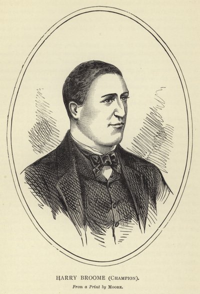 Harry Broome, Champion, Fra et trykk av Moore av English School